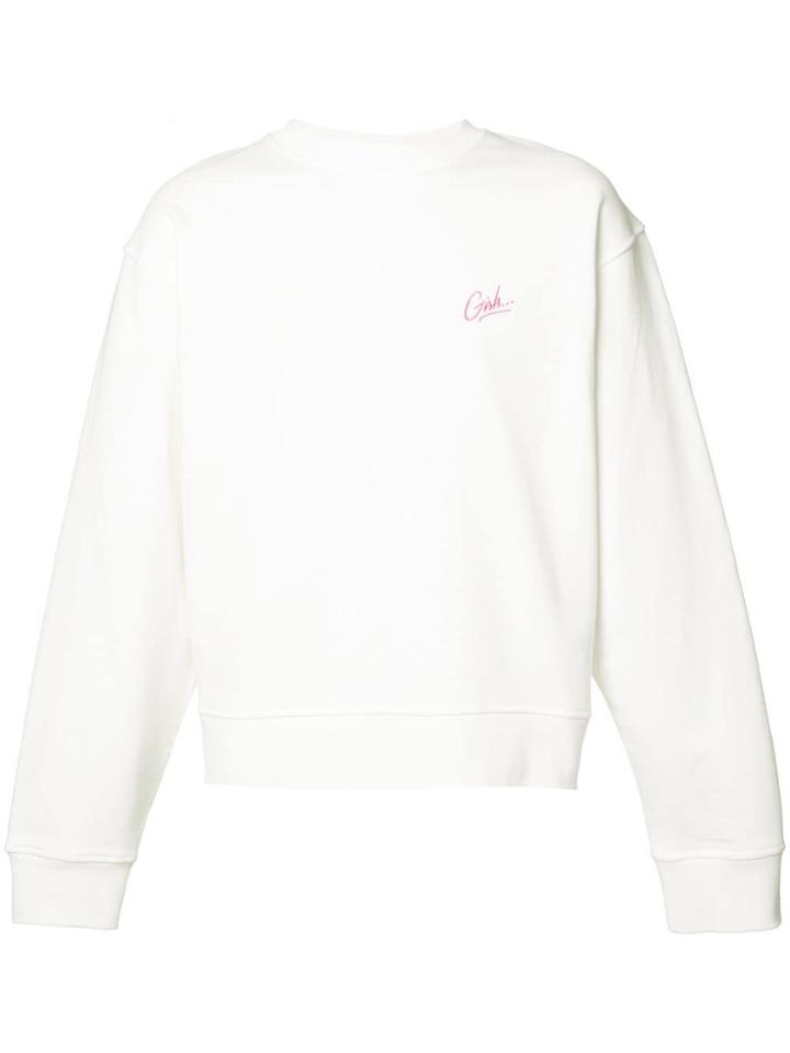 Alexander Wang Subtle-logo Jumper - White