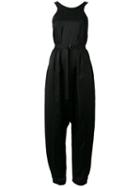 Christian Wijnants - Sleeveless Jumpsuit - Women - Polyester - 34, Black, Polyester
