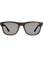 Burberry Folding Rectangular Frame Polarised Sunglasses - Grey