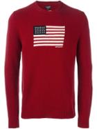 Woolrich 'womag' Pullover, Men's, Size: Medium, Red, Wool