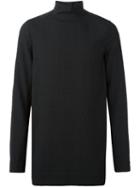 Rick Owens Seersucker Tunic, Men's, Size: Small, Black, Polyester/spandex/elastane/wool