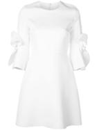 Roksanda Oversized Bow Sleeve Dress - White