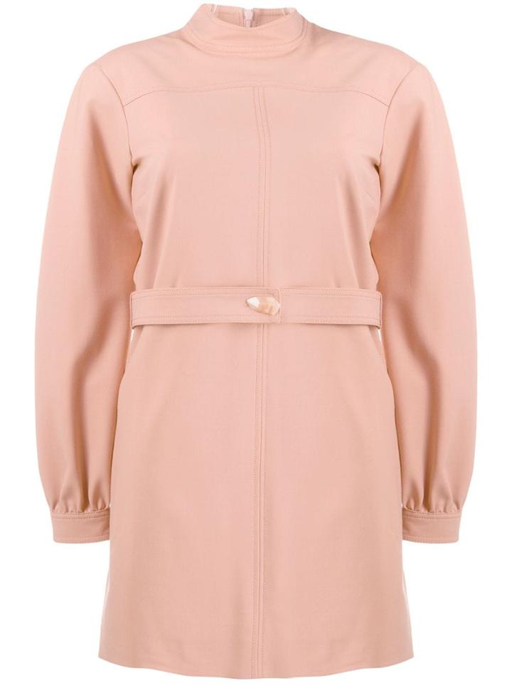 Victoria Victoria Beckham Gemstone Belt Mini Dress - Pink