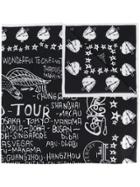 Givenchy Tour Date Print Scarf - Black