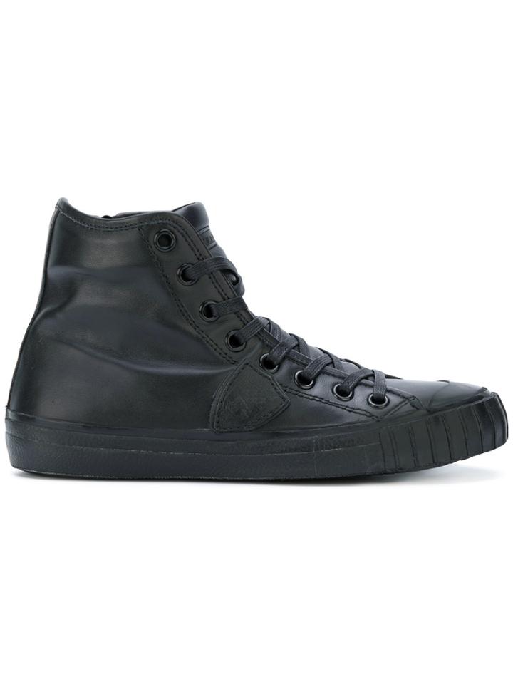 Philippe Model Hi-top Sneakers - Black
