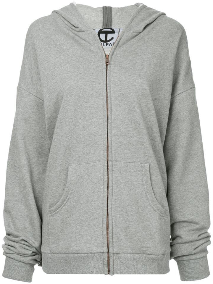 Telfar Cap Hoodie - Grey