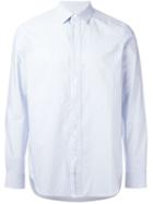 Ann Demeulemeester Grise Striped Shirt, Men's, Size: L, Blue, Cotton