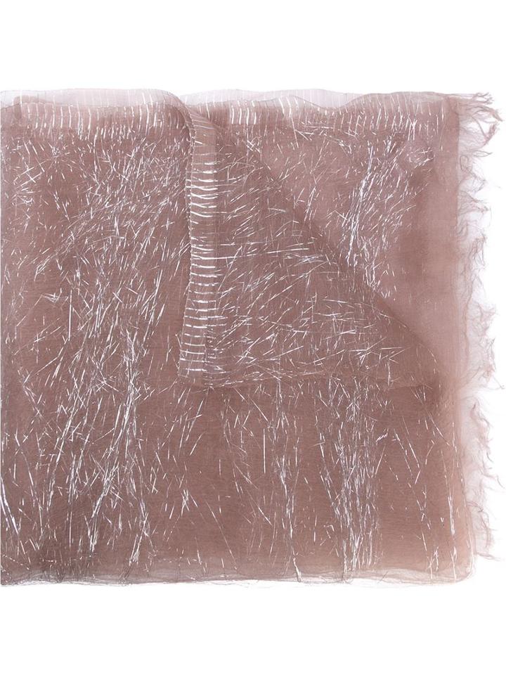Faliero Sarti Dionix Scarf, Women's, Brown, Silk/polyamide