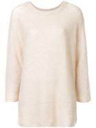 Ballsey Round Neck Sweater - Nude & Neutrals