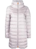 Save The Duck Padded Coat, Women's, Size: 4, Grey, Nylon