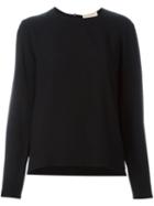 Erika Cavallini Keyhole Detail Blouse, Women's, Size: 44, Black, Acetate/viscose