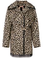 Nº21 Leopard Print Trench Coat - Neutrals