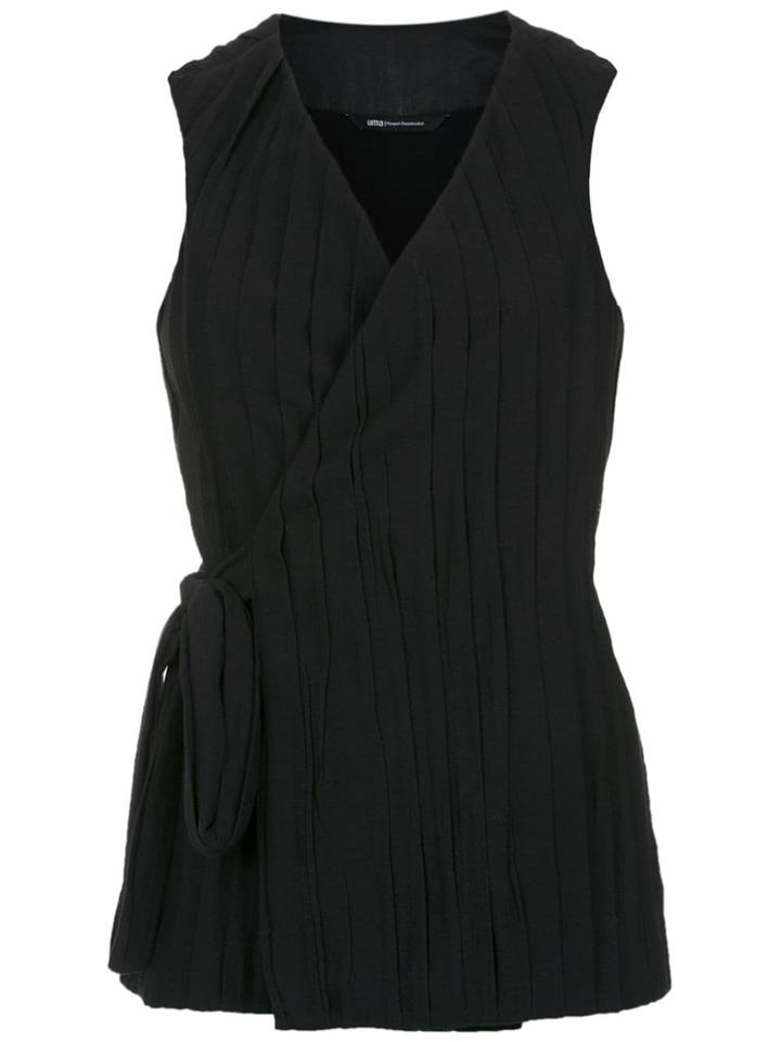 Uma Raquel Davidowicz Ciao Wrap Style Top - Black