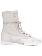 Chanel Vintage Lace-up Ankle Boots