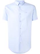 Shortsleeved Shirt - Men - Cotton/polyamide/spandex/elastane - L, Blue, Cotton/polyamide/spandex/elastane, Armani Jeans