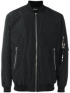 Numero00 Classic Bomber Jacket, Men's, Size: Xl, Black, Polyester