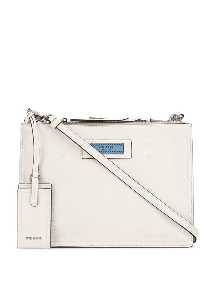 Prada Square Shoulder Bag - White