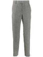 Paul Smith Cropped Houndstooth Print Trousers - Black