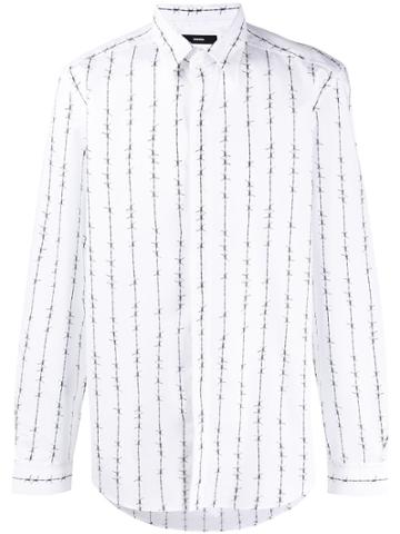 Diesel B-barbwi Regular Fit Shirt - White