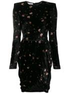 Philosophy Di Lorenzo Serafini Floral Print Dress - Black