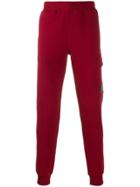 Cp Company Security Tag Track Pants - Red
