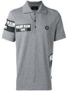 Philipp Plein Logo Patch Polo Shirt - Grey