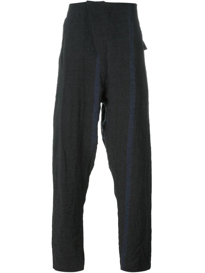Uma Wang Drape Fastening Loose Fit 'stefano' Pants