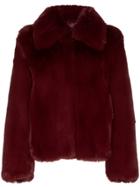 Sies Marjan Shearling Short Coat - Red