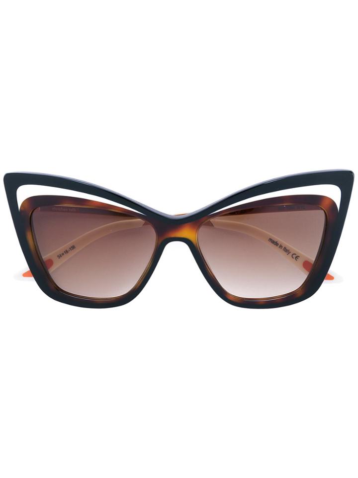 Christian Roth Eyewear Rock N' Roth Sunglasses - Black