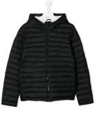 Emporio Armani Kids Hooded Padded Jacket - Black