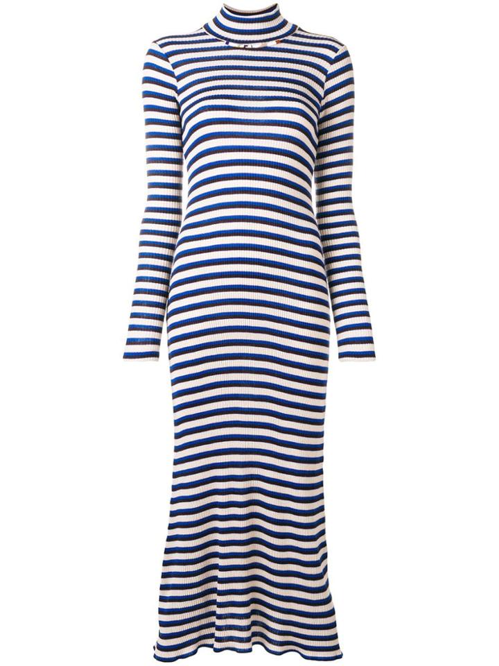 Forte Forte Stripe Tube Dress - Nude & Neutrals