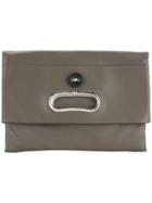 Kolor Foldover Top Clutch - Brown