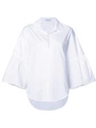 Tome Flared Shirt - White