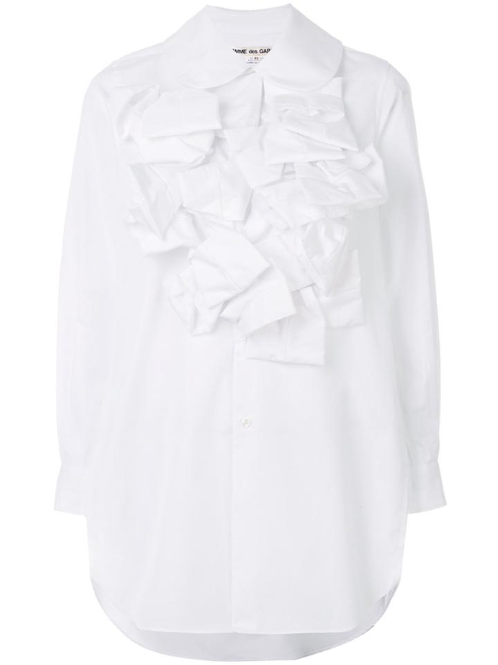 Comme Des Garçons Structural Front Shirt - White