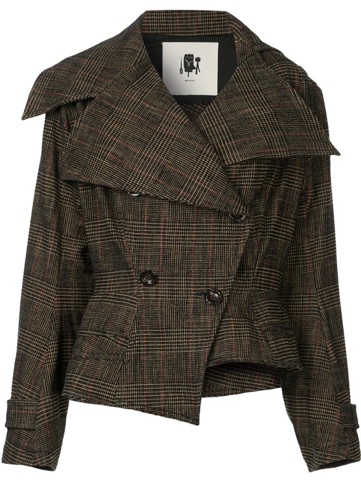 Aganovich Fitted Double-breasted Jacket - Multicolour