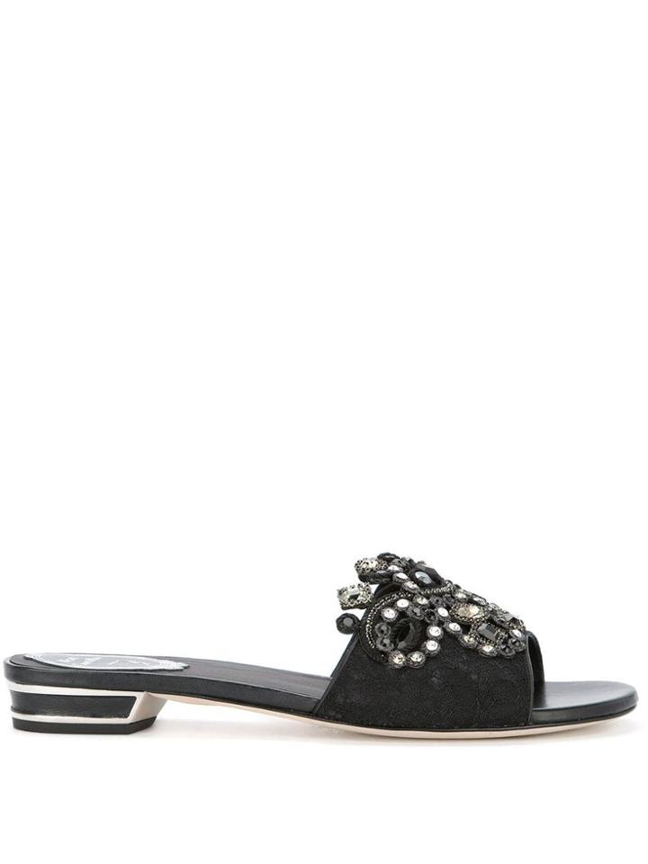 René Caovilla Veneziana Sandals - Black