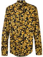 Versace 'barocco' Print Shirt
