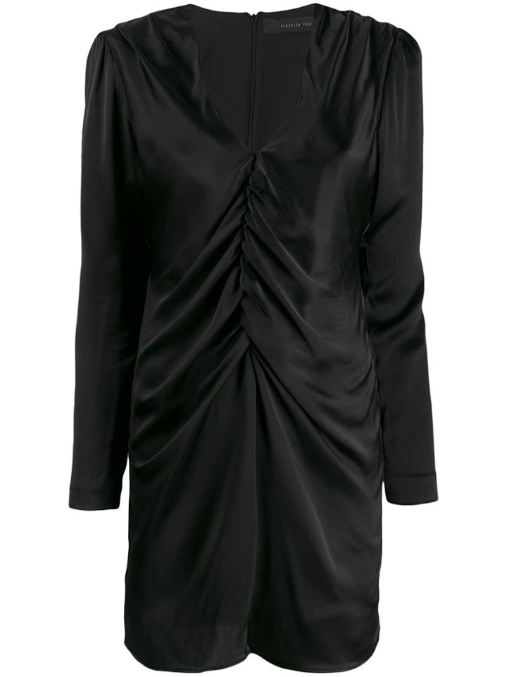 Federica Tosi Draped Mini Dress - Black
