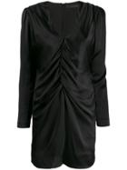 Federica Tosi Draped Mini Dress - Black