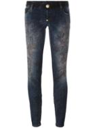 Philipp Plein 'just To Get High' Jeans, Women's, Size: 28, Blue, Cotton/polyester/spandex/elastane