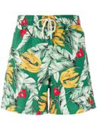 Polo Ralph Lauren Traveler Leaf Print Swim Shorts - Green