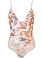 La Perla Make Love Wired Swimsuit - Pink & Purple