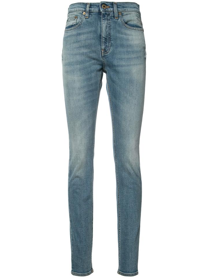 Roberto Cavalli Skinny Jeans, Women's, Size: 44, Blue, Cotton/spandex/elastane