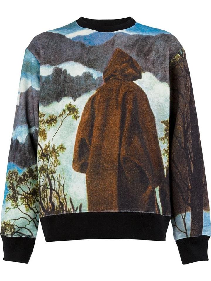 Johnundercover Graphic Print Sweatshirt - Blue