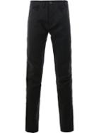 Label Under Construction Straight Trousers, Men's, Size: 46, Black, Cotton/linen/flax