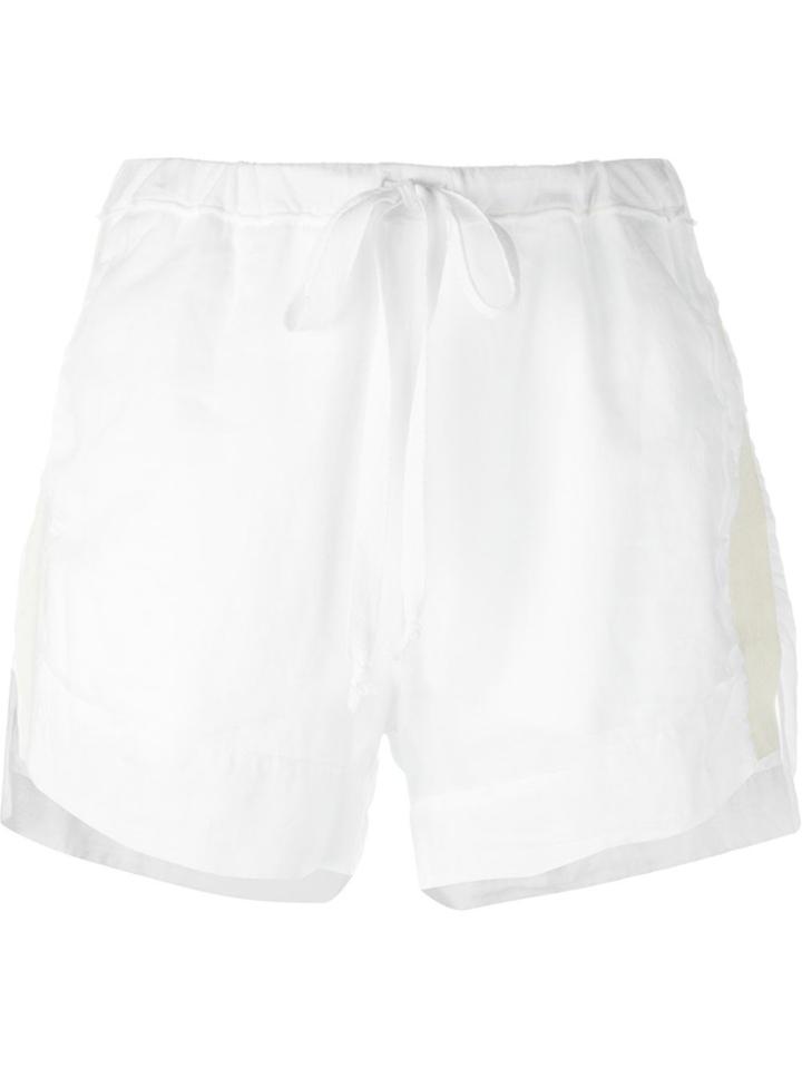 Lost & Found Rooms Chevron Piped Shorts - White