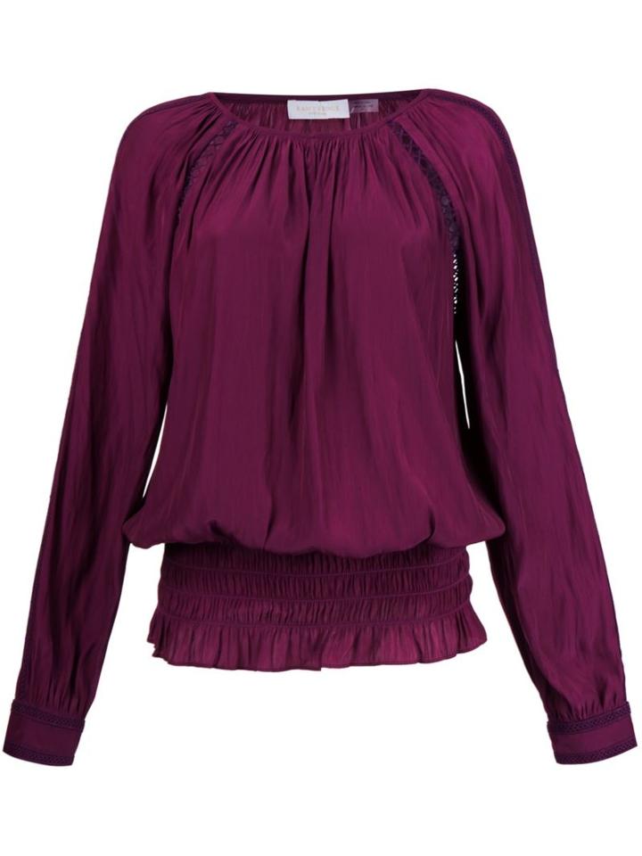 Ramy Brook Tunic Blouse, Women's, Size: Small, Pink/purple, Polyester