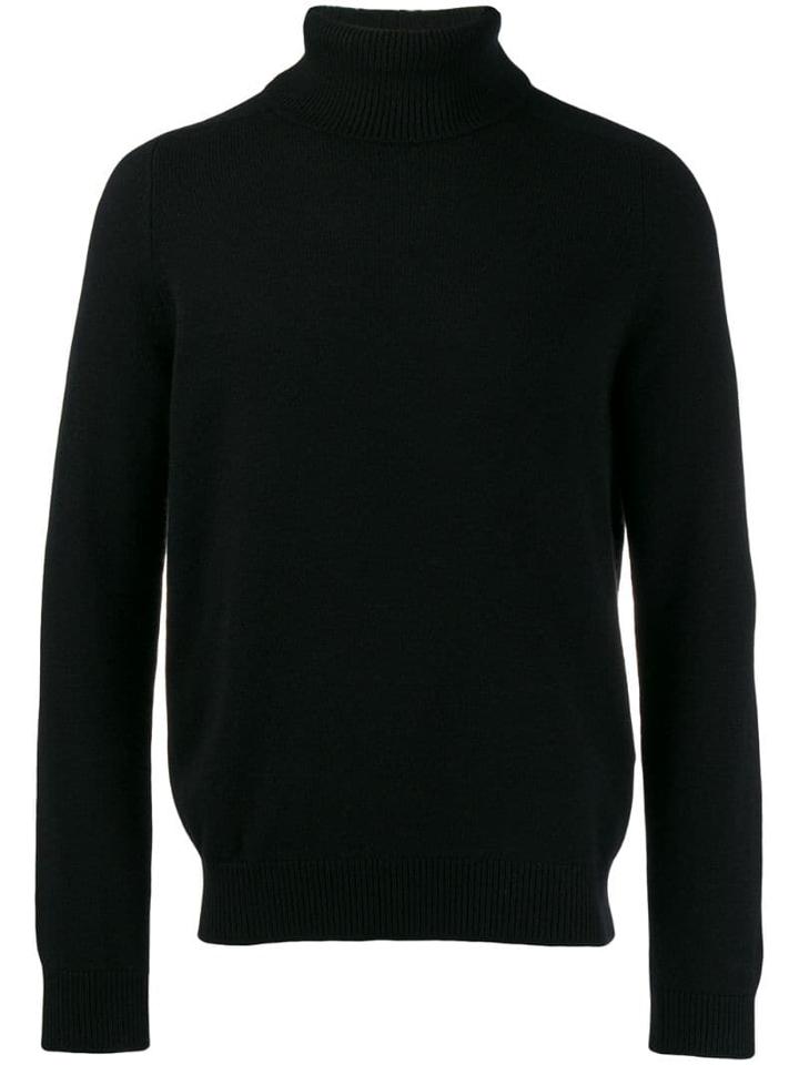 Saint Laurent Cashmere Turtle Neck Jumper - Black
