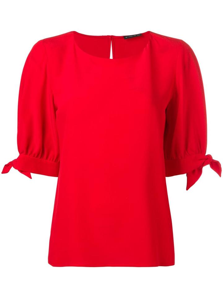 Etro Tie Cuff Blouse - Red