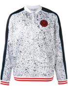 Puma - Splatter Print Sweatshirt - Men - Polyester - S, White, Polyester